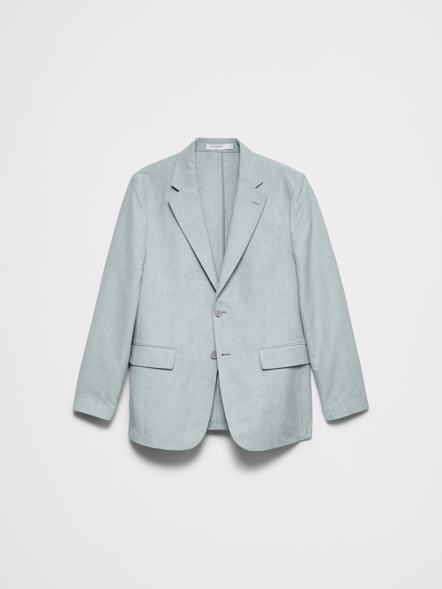 Image number 4 showing, Linen-Blend Mineral Suit Trouser