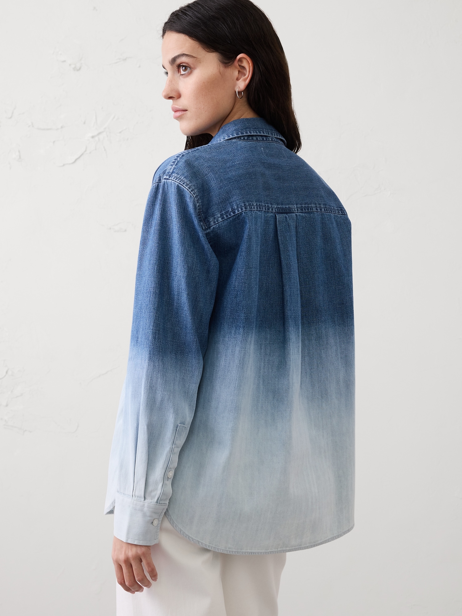 Image number 2 showing, Ombre Denim Shirt