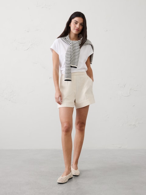 Anyday High-Rise Gauze Short