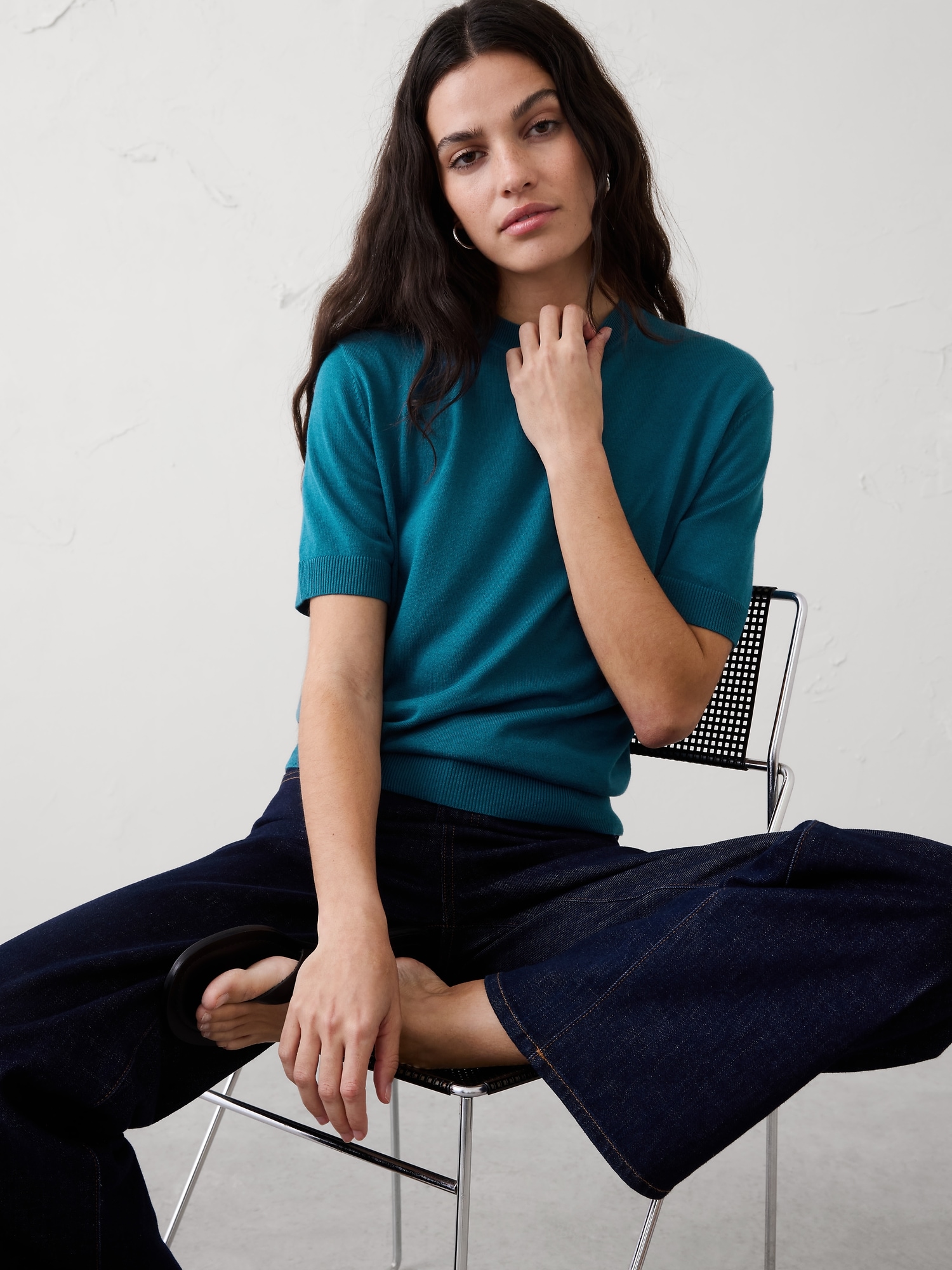 Image number 1 showing, Forever Short-Sleeve Sweater