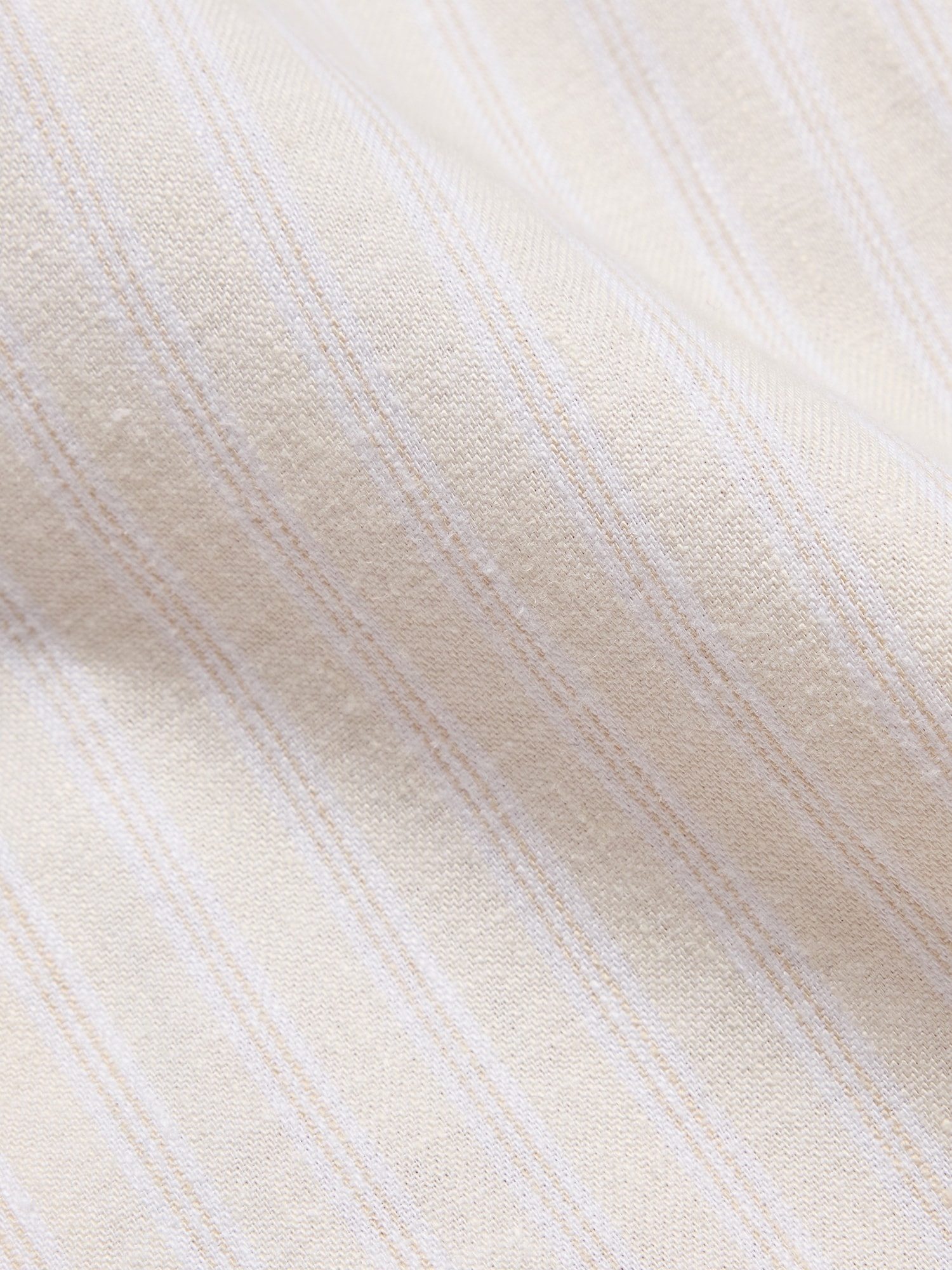 Image number 2 showing, Wide-Leg High-Rise Stripe Linen-Blend Cropped Pant