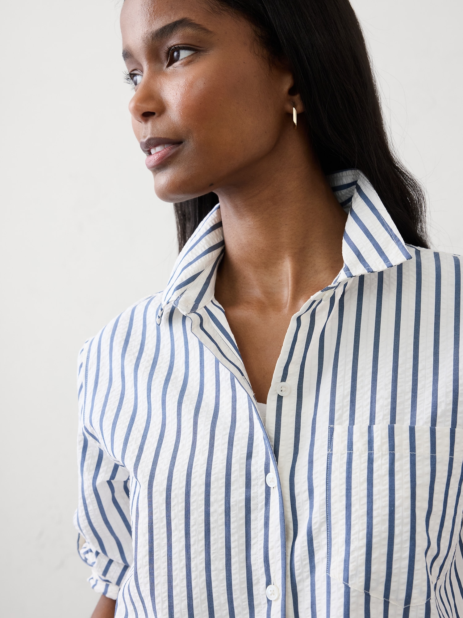 Image number 3 showing, Seersucker Shirt