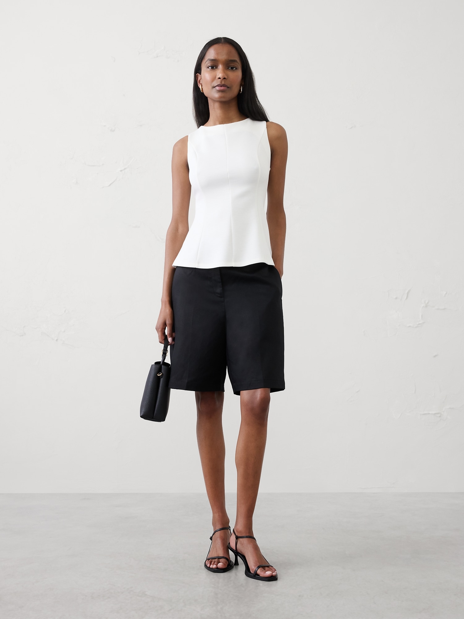 Image number 1 showing, Soft Touch Peplum-Hem Top