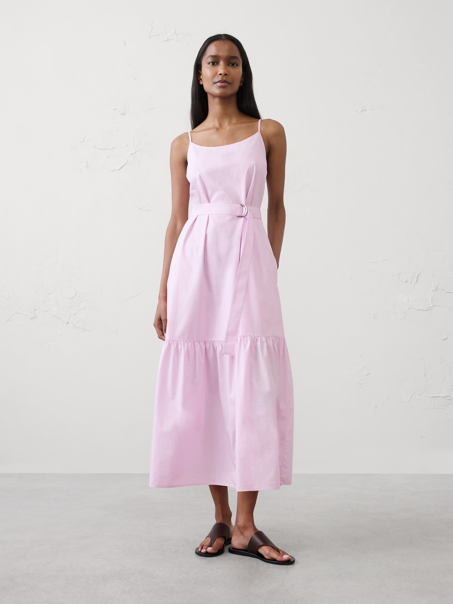 Image number 1 showing, Strappy Tiered Maxi Dress