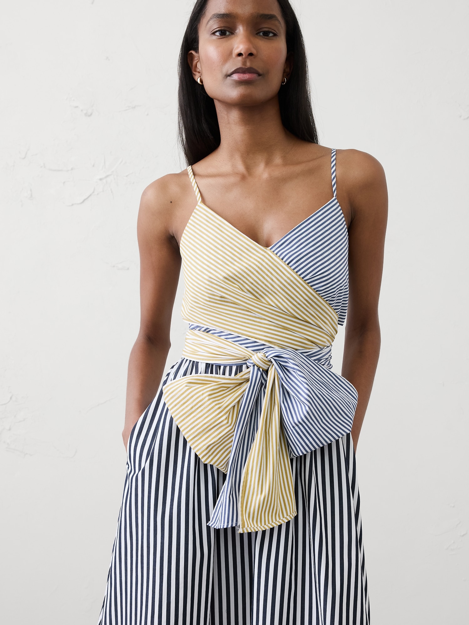 Image number 3 showing, Strappy Wrapped Midi Dress