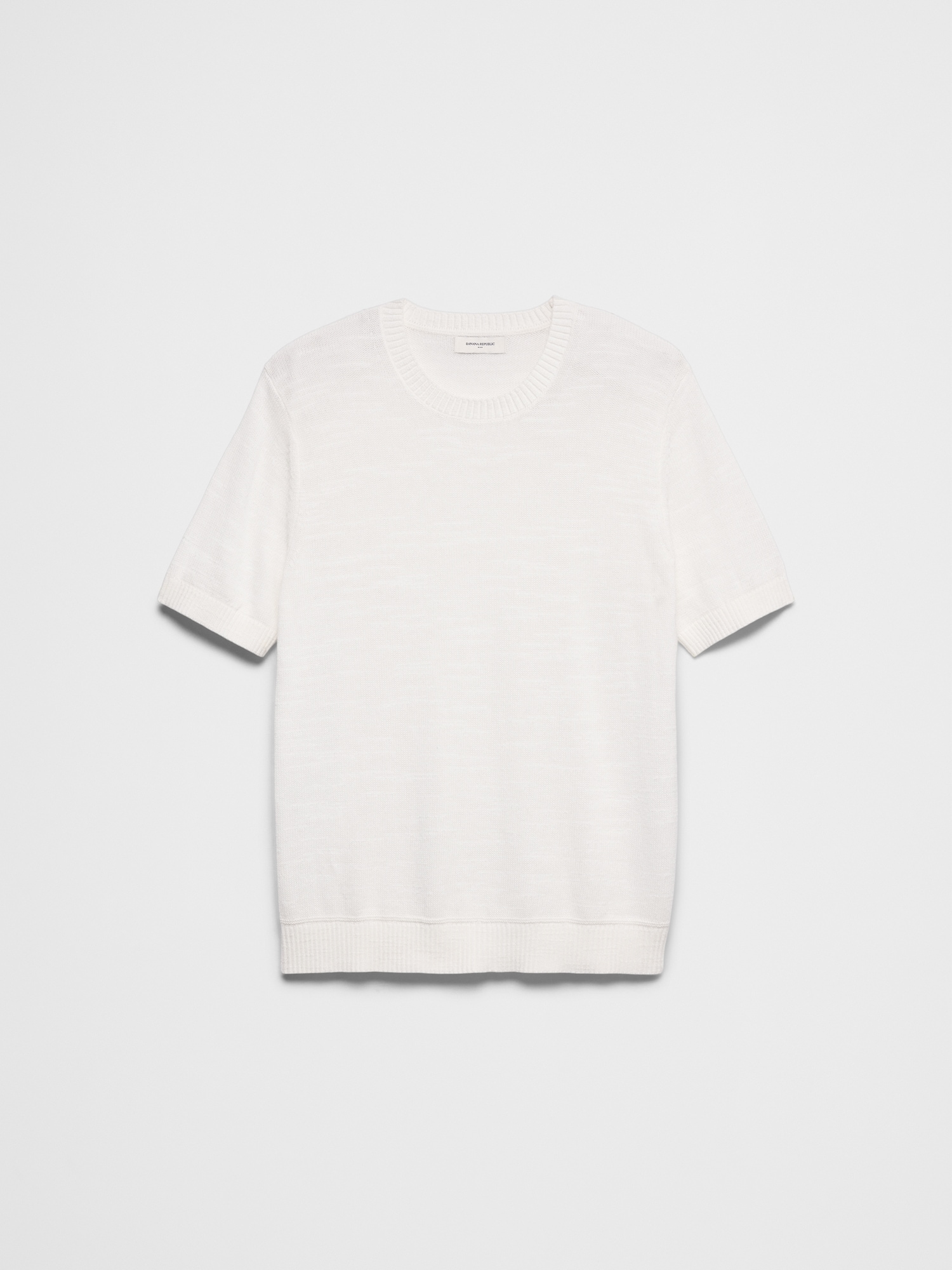 Image number 4 showing, Slubby Cotton Sweater T-Shirt