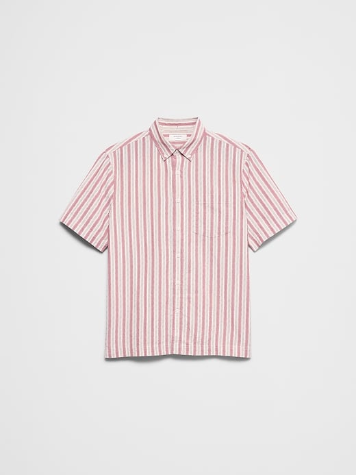 Standard-Fit Seersucker Shirt | Banana Republic Factory