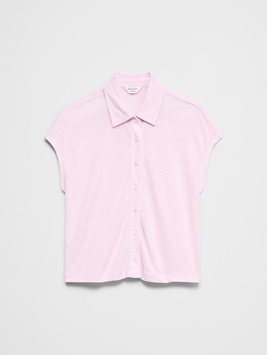 CLANE クラネ  PLEAT BALLOON TOPS  ブラウス ピンク Balloon Sleeve Tie Top - Pink Nectar - Stine Goya