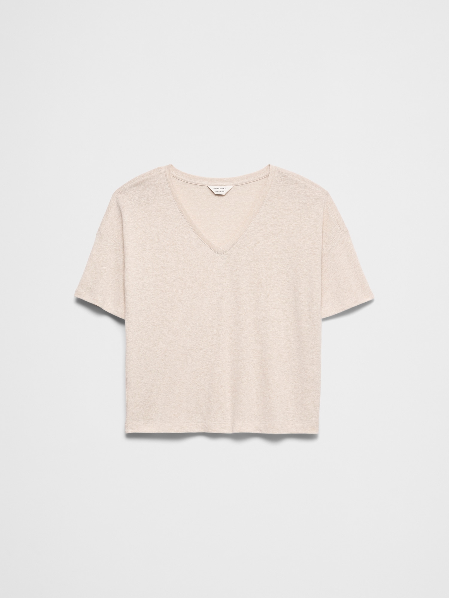 Image number 4 showing, Linen-Blend V-Neck Shirt