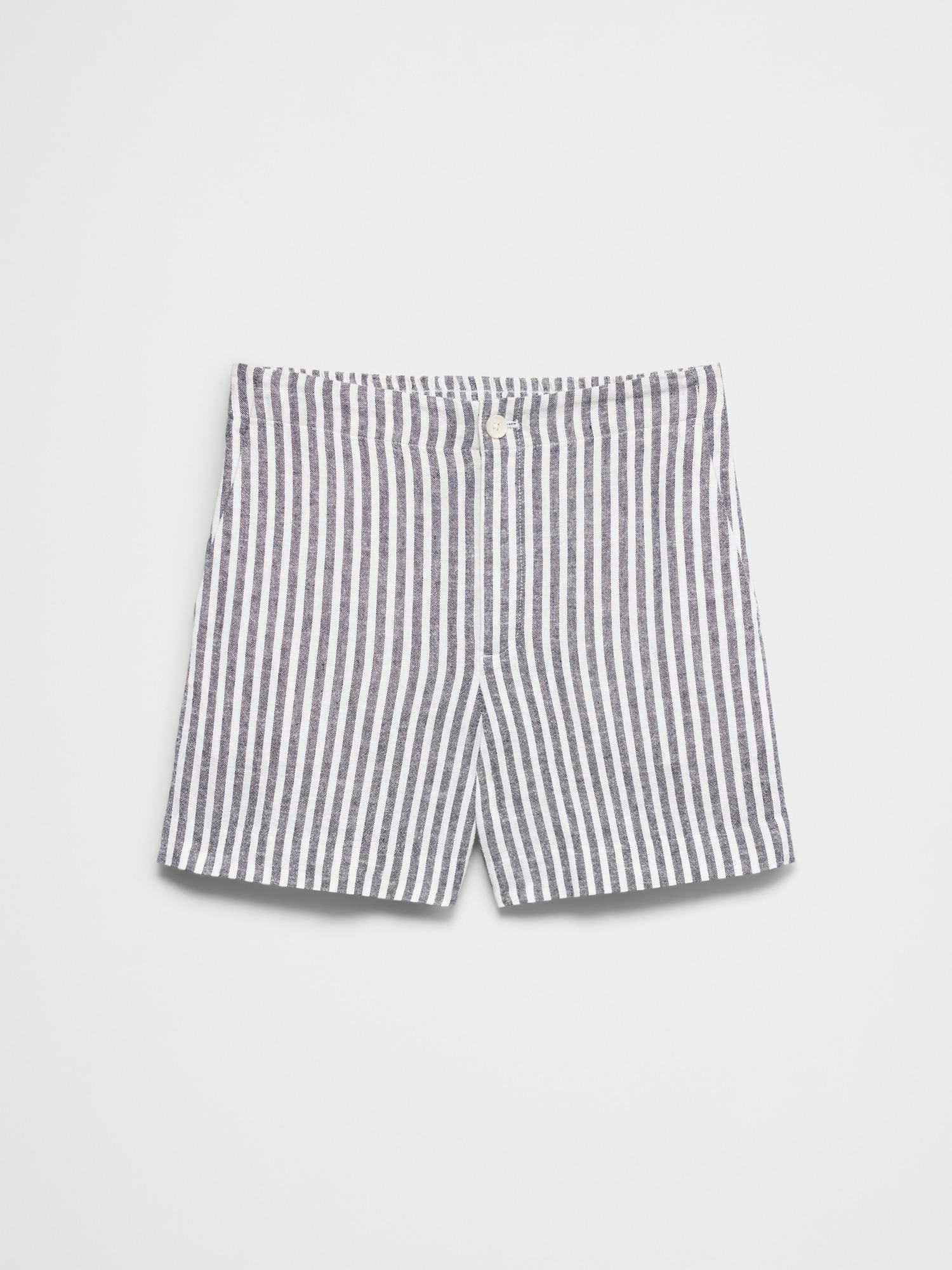 Image number 4 showing, Linen-Blend High-Rise Short