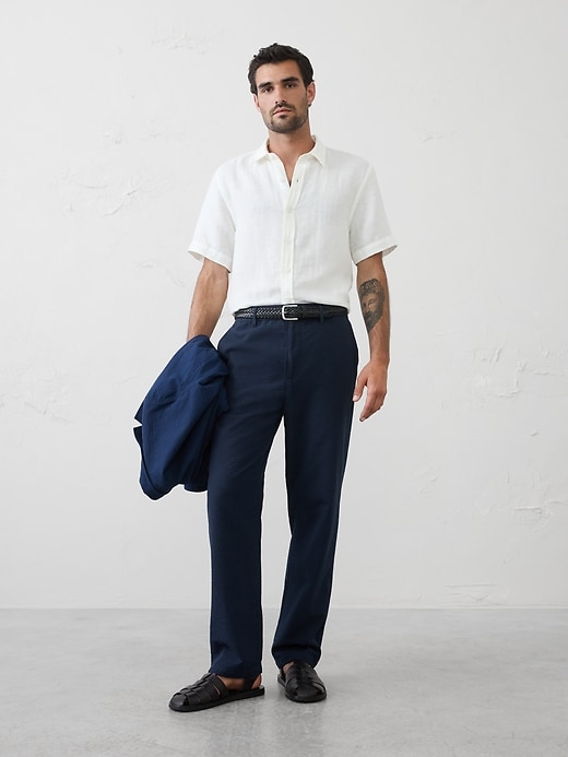Ease Seersucker Suit Trouser | Banana Republic Factory