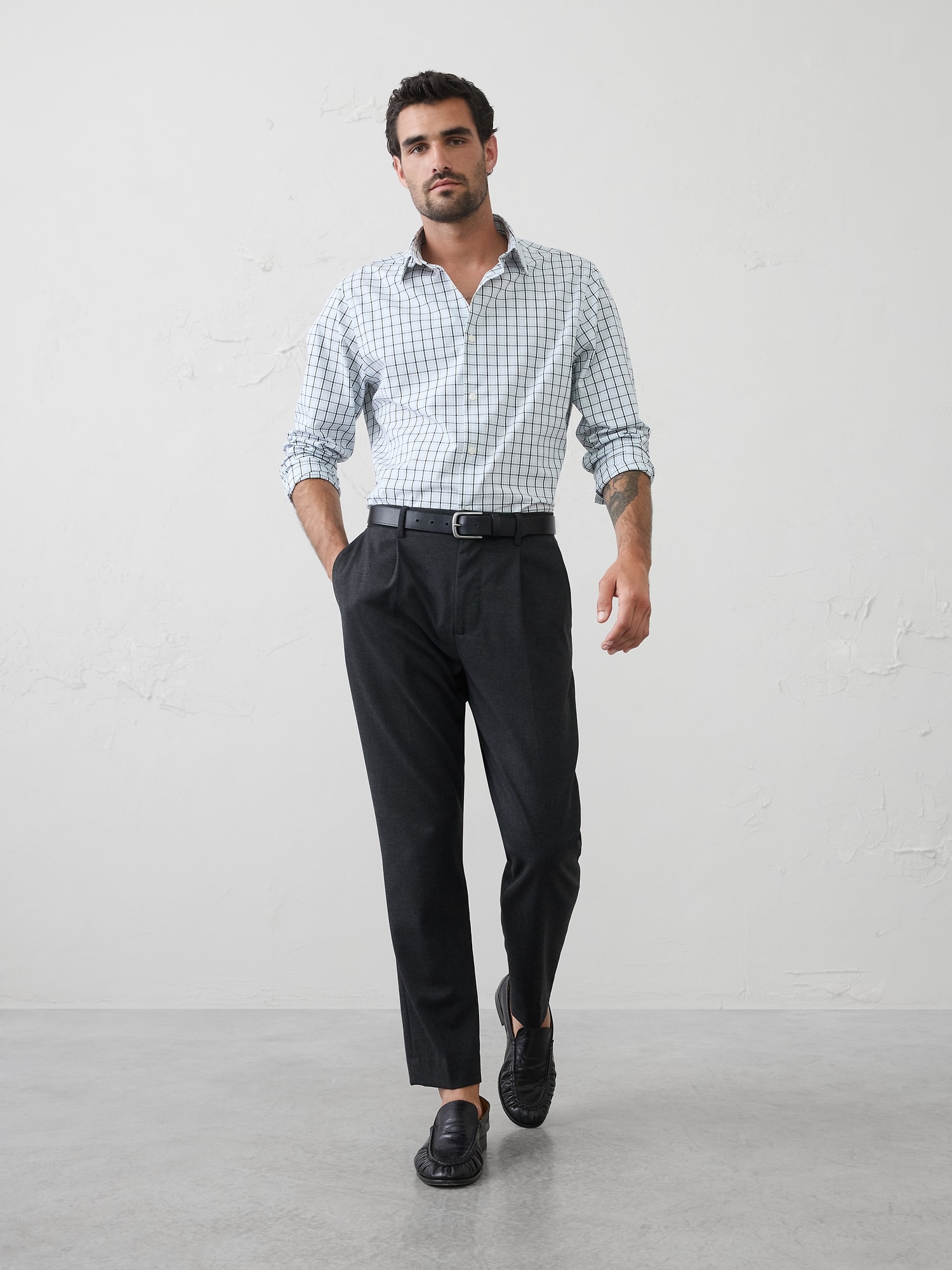 Image number 1 showing, Athletic-Fit Dress Shirt