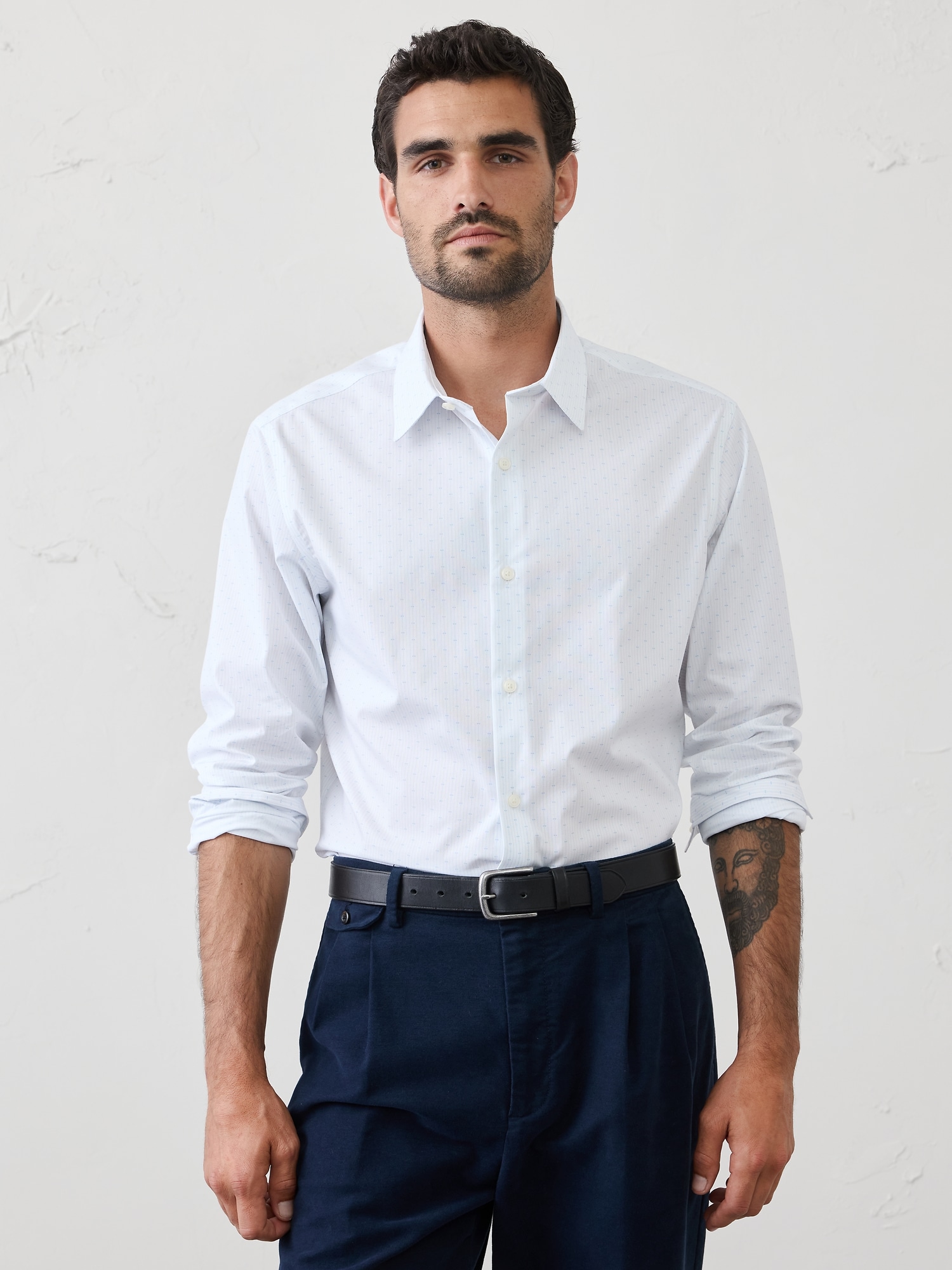Image number 1 showing, Athletic-Fit Dress Shirt