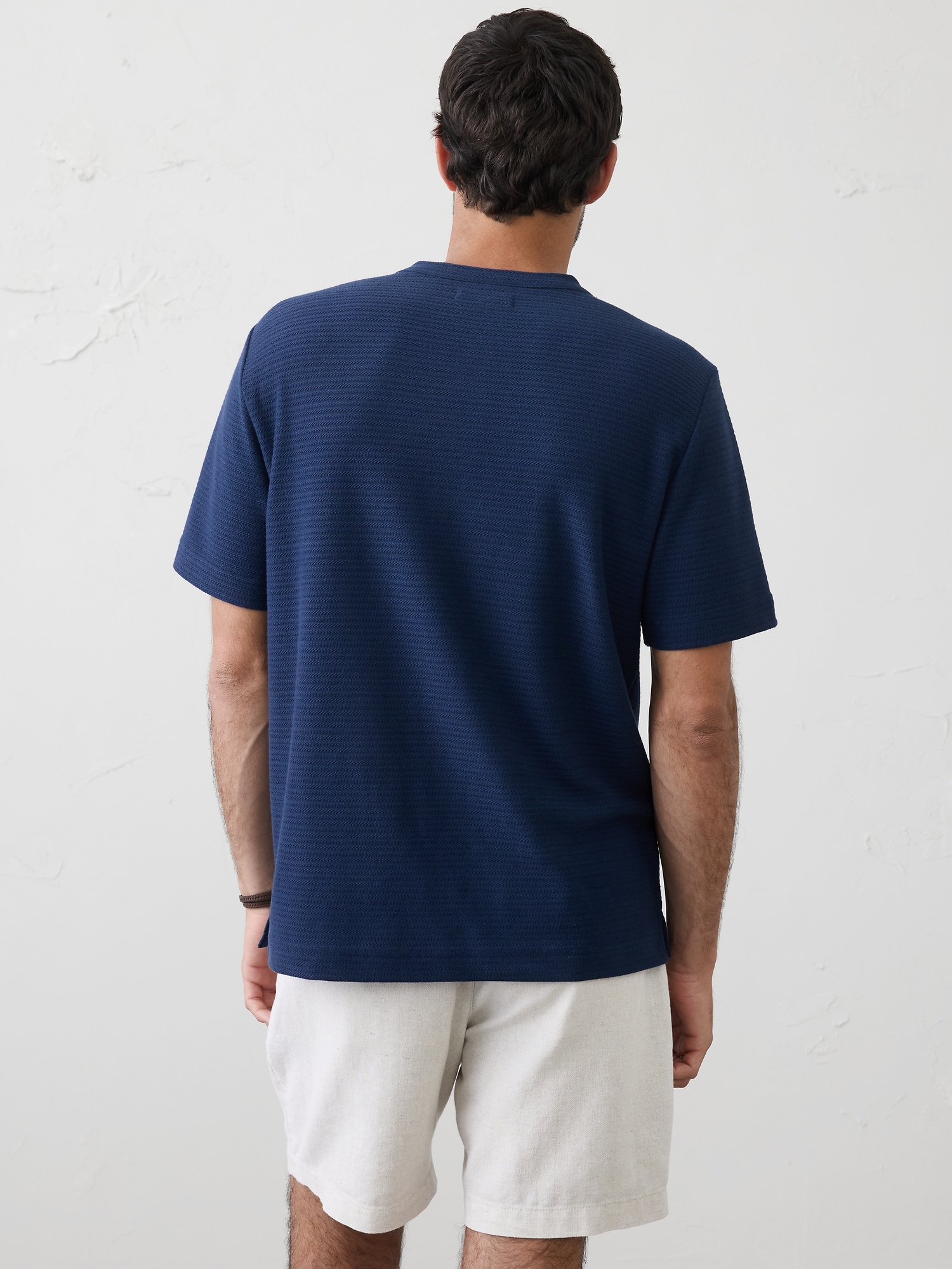 Image number 2 showing, Standard-Fit Textured Henley