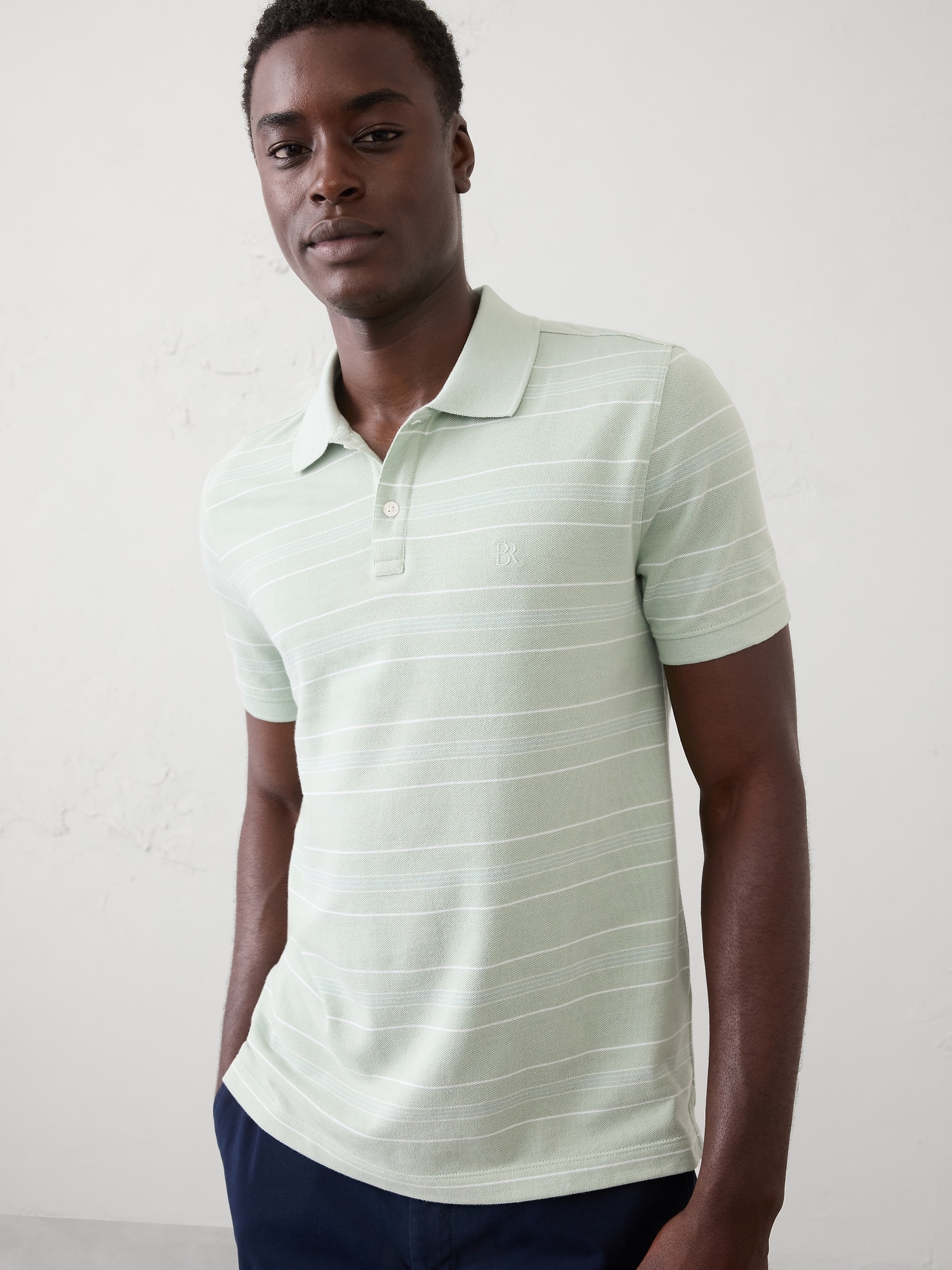 Image number 1 showing, Slim-Fit Pique Polo