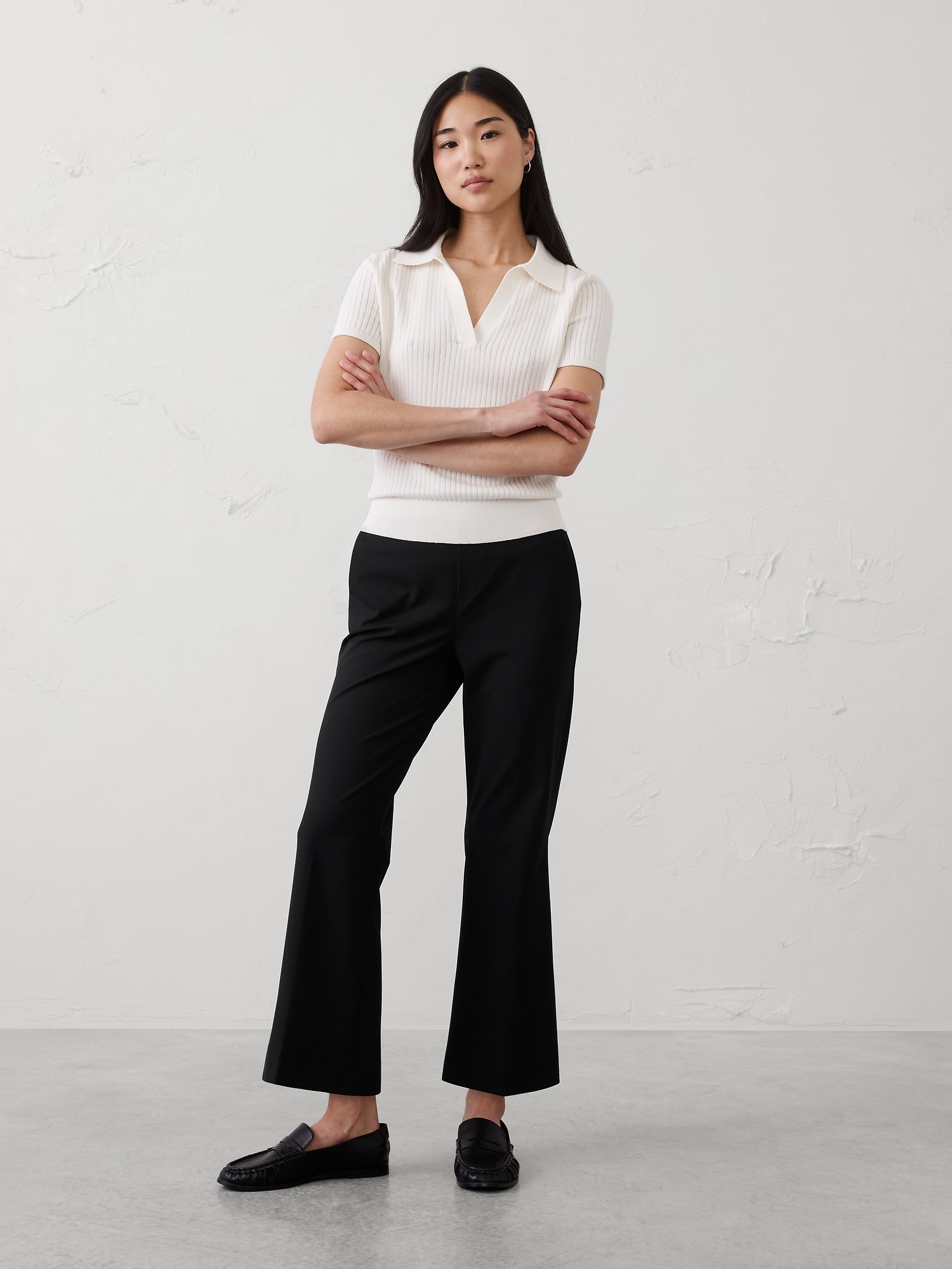 Image number 1 showing, Hayden Sculpted Bootcut High-Rise Stretch Cropped Pant