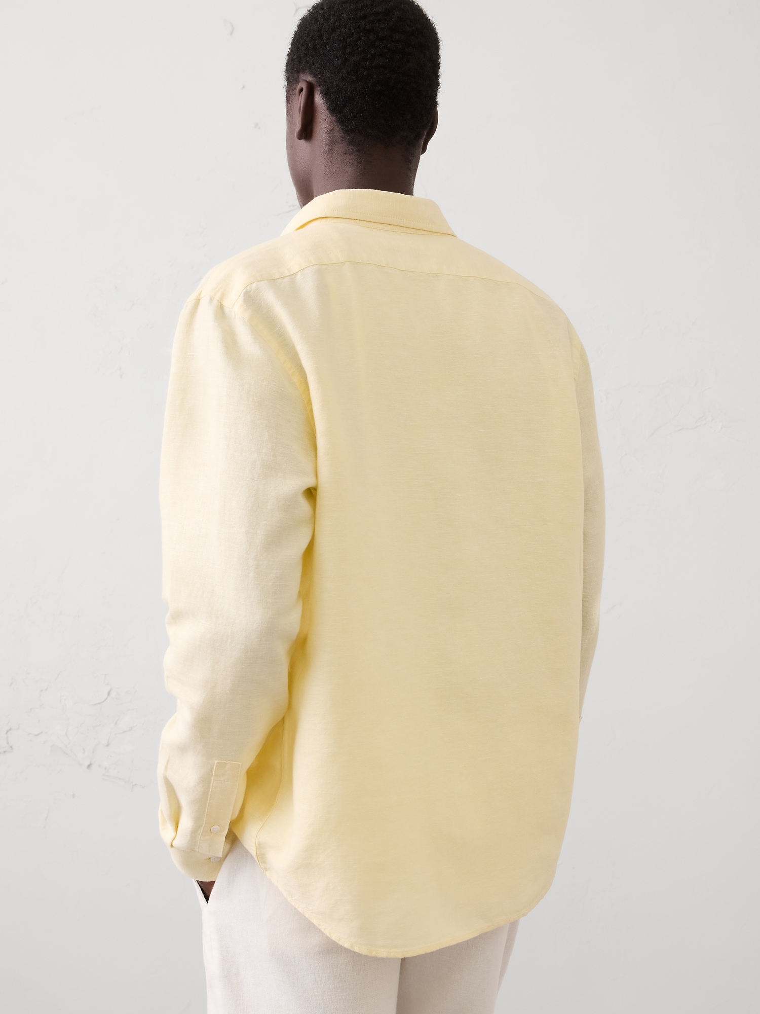 Image number 5 showing, Slim-Fit Linen-Blend Shirt