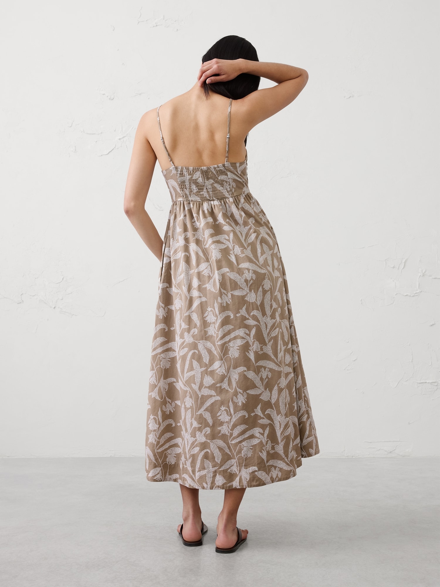 Image number 2 showing, Pleated Voile Long Midi Dress