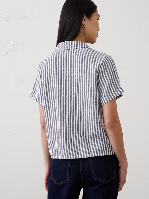 Linen-Blend Shirt | Banana Republic Factory