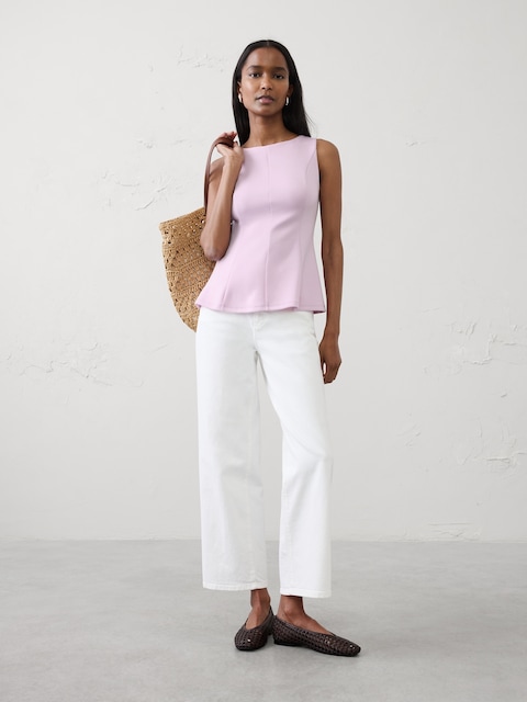 Soft Touch Peplum-Hem Top