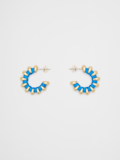 Thread Huggie Earrings