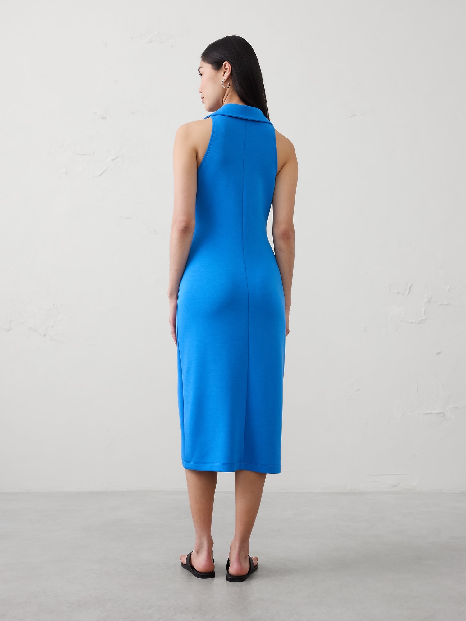 Image number 2 showing, Soft Touch Halter Midi Dress