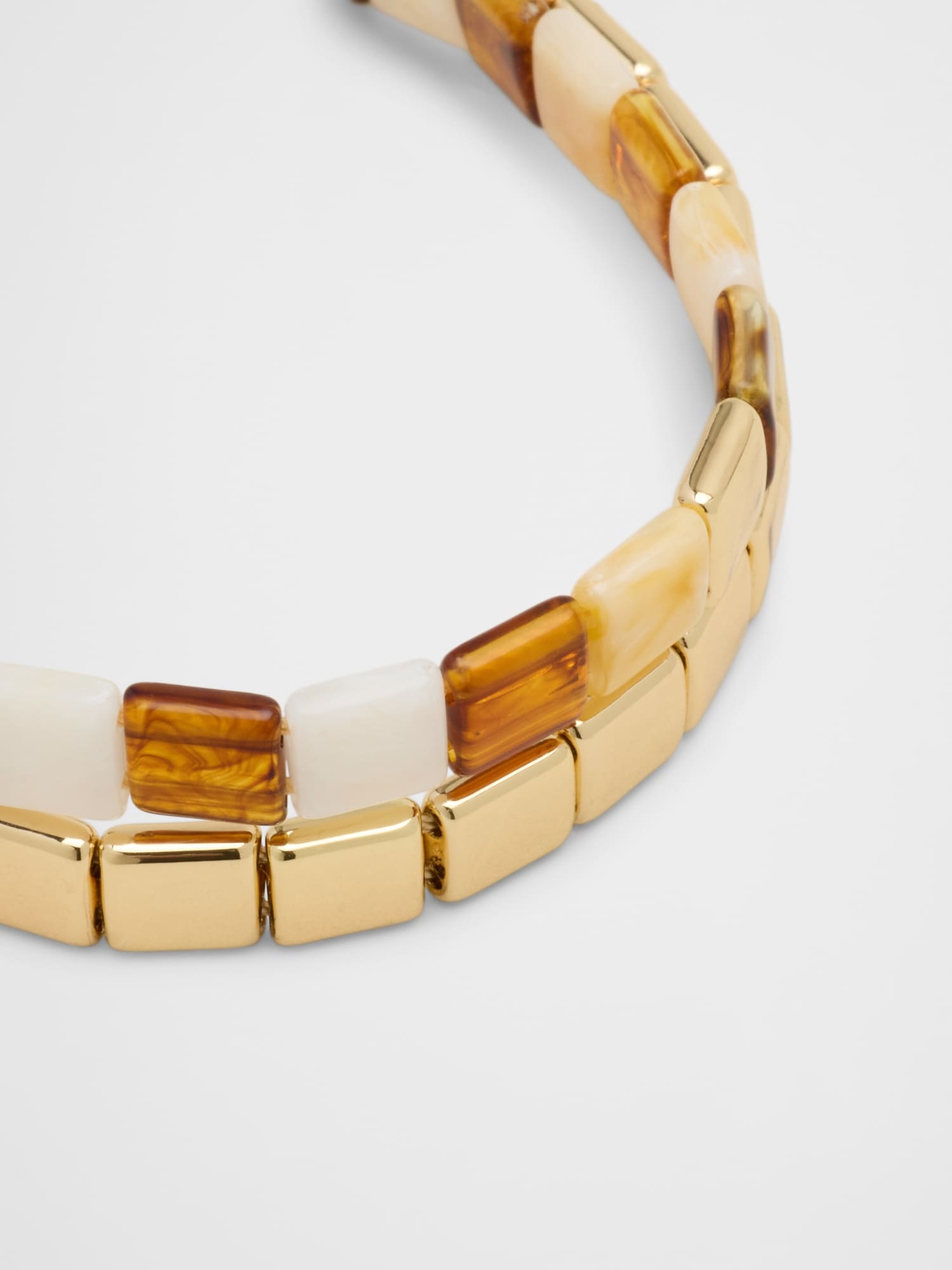 Image number 2 showing, Pull Through Chicklet Bracelet Set