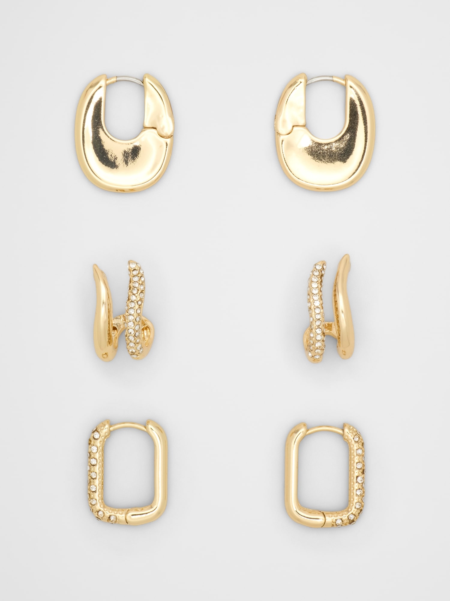 Image number 1 showing, Pave Earring Set