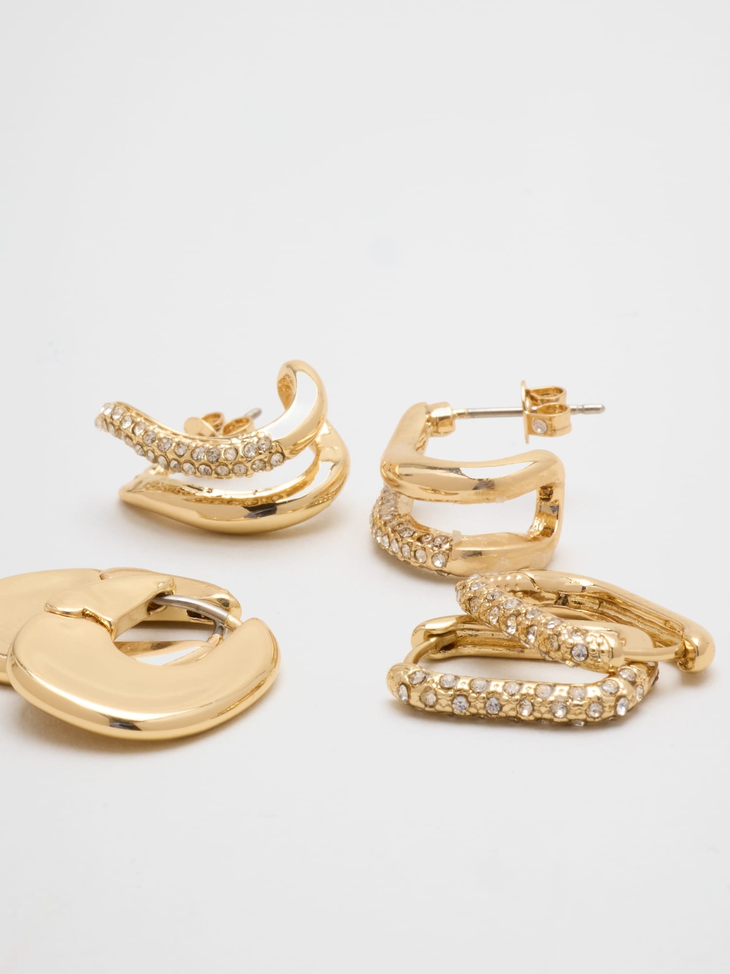 Image number 2 showing, Pave Earring Set