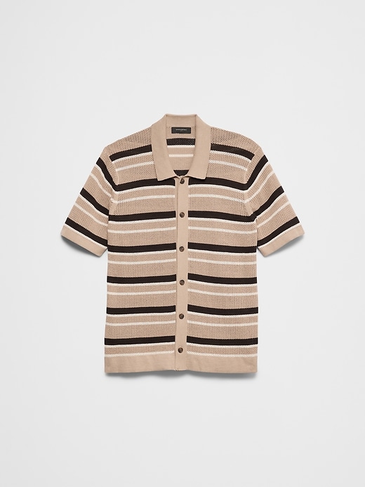 Mesh Sweater Polo | Banana Republic Factory