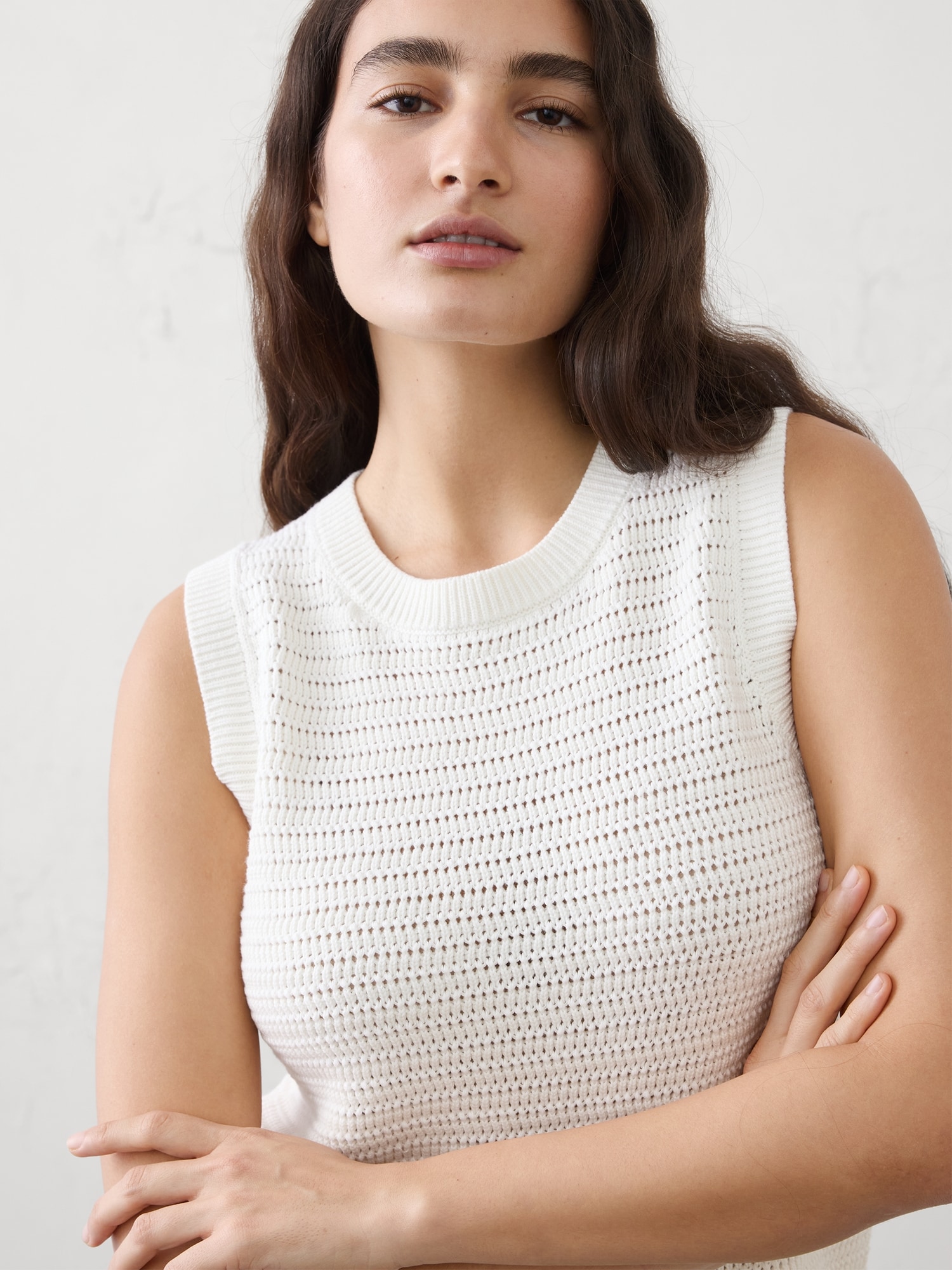 Image number 3 showing, Textured Sweater Shell