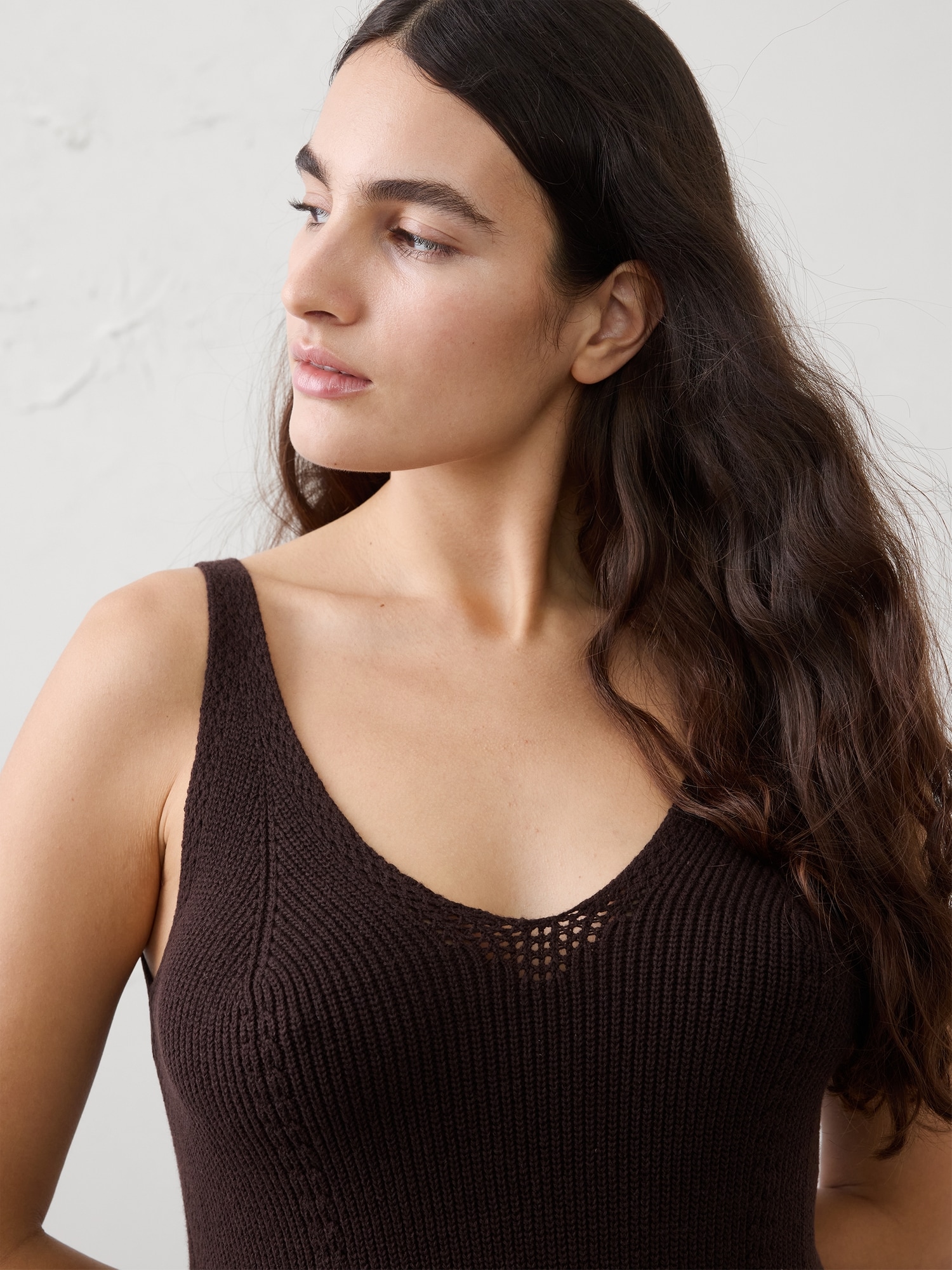 Image number 3 showing, V-Neck Tank Midi Dress