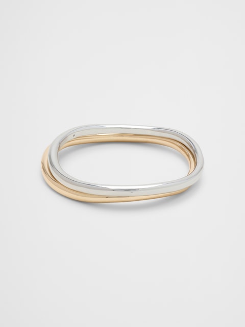 Mixed Metal Organic Bracelets (2 Pack)