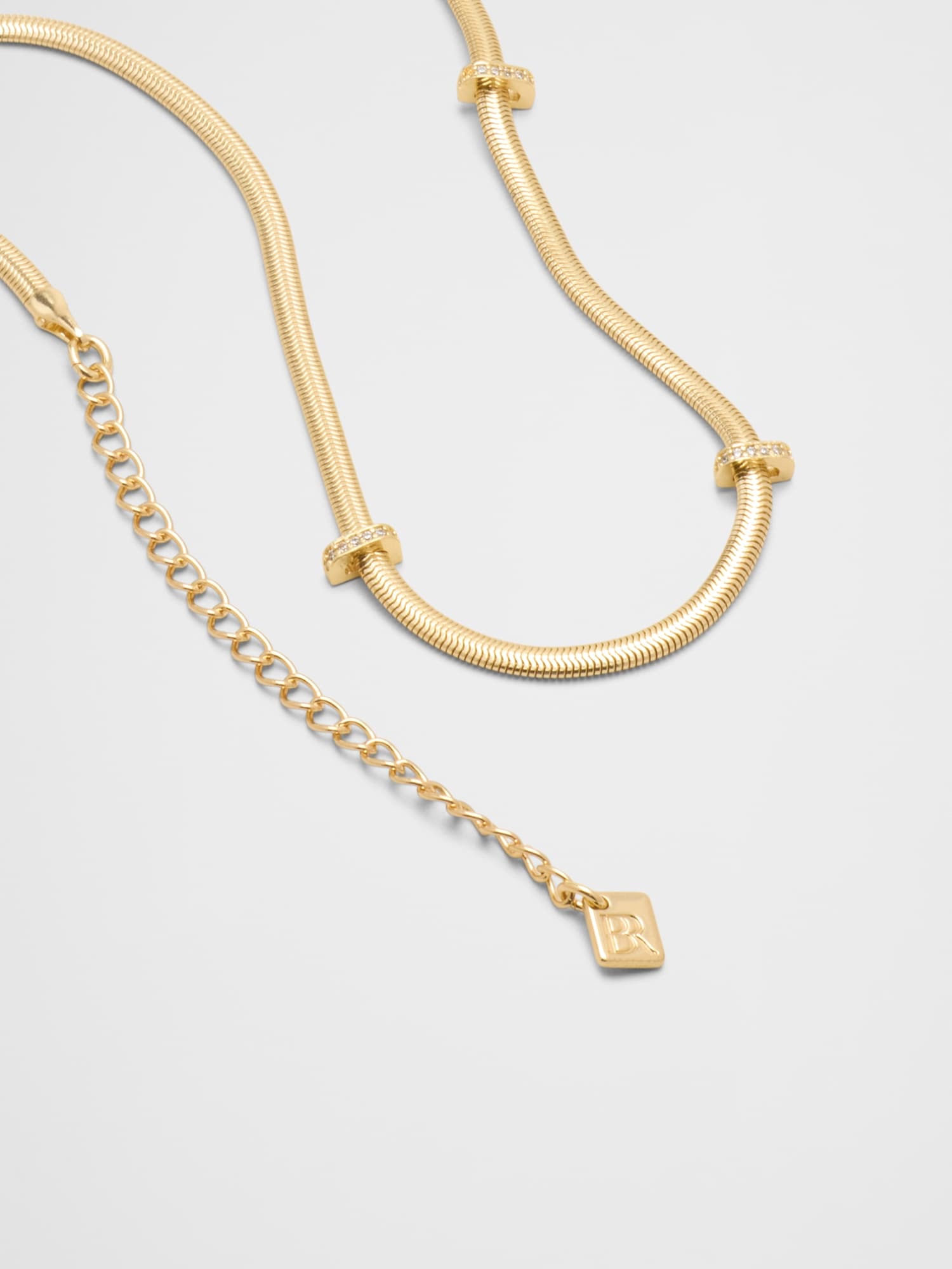 Image number 3 showing, Cubic Zirconia Herringbone Necklace