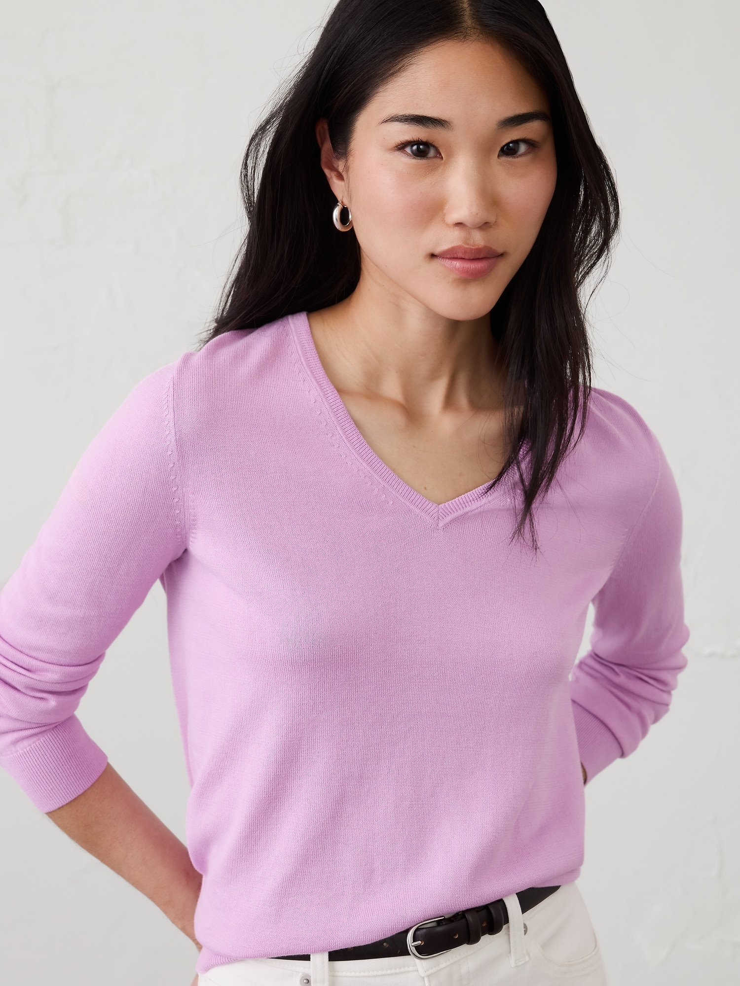 Image number 3 showing, Forever V-Neck Sweater