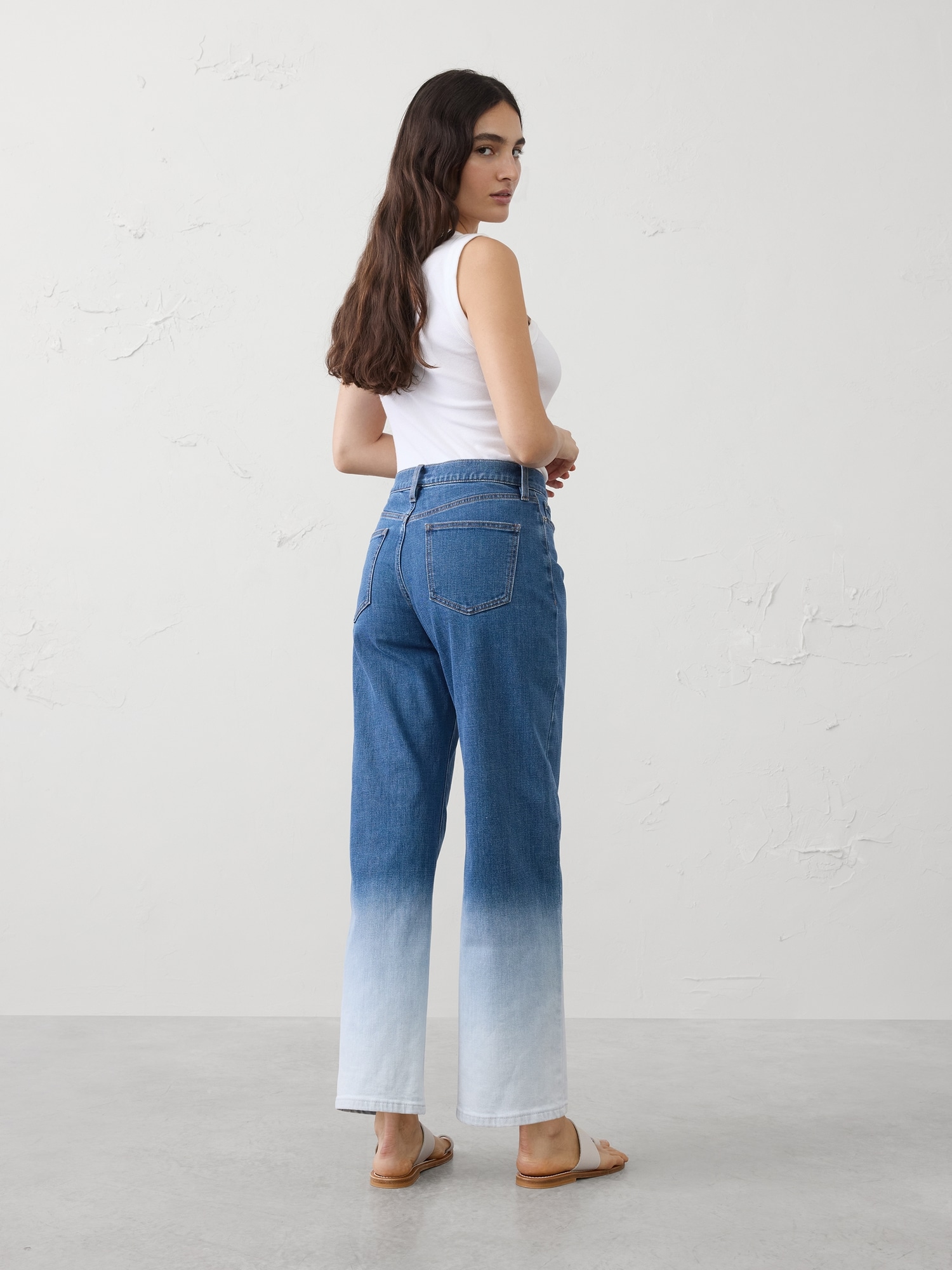 Image number 2 showing, Straight High-Rise Jean