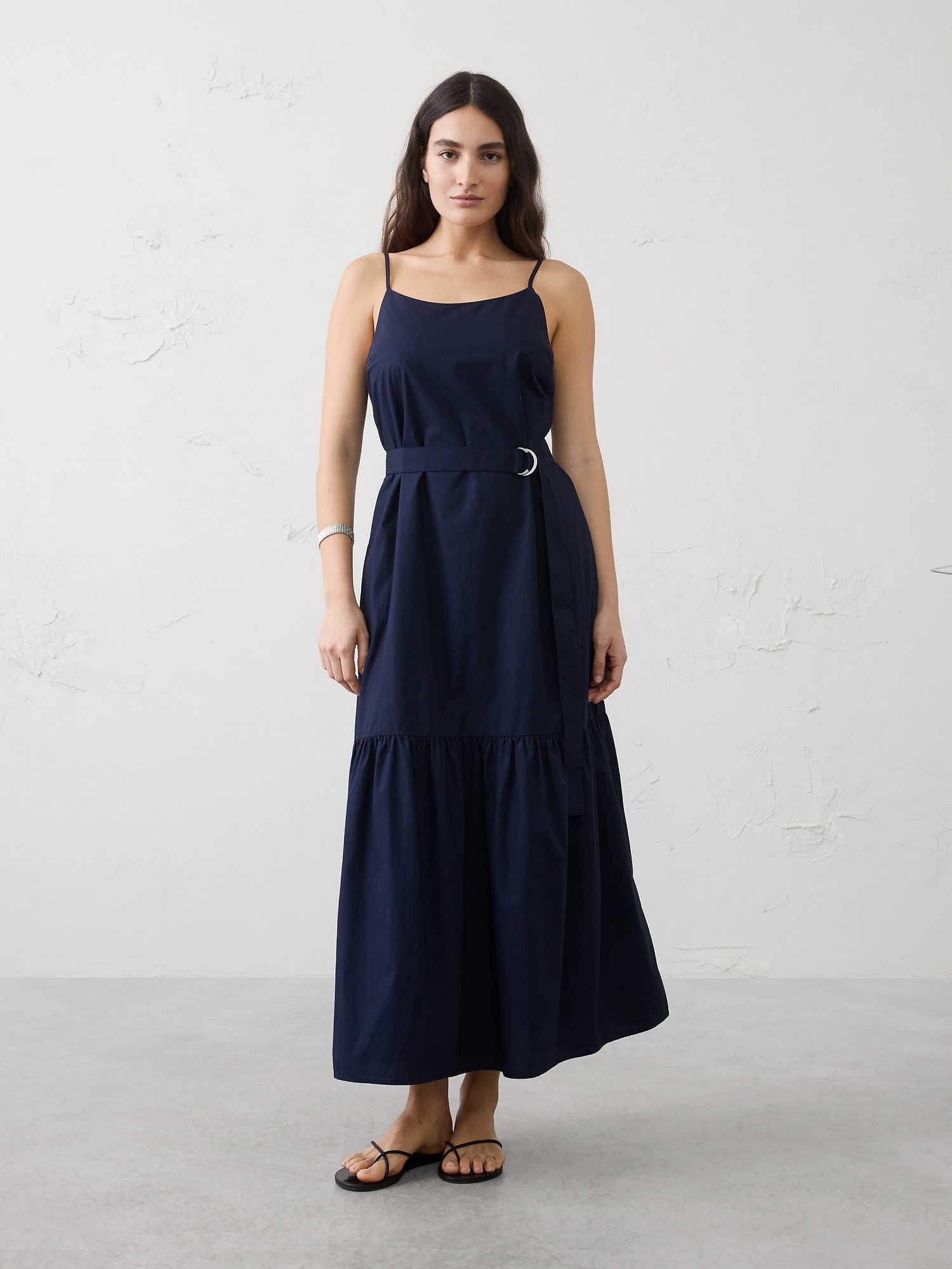 Image number 1 showing, Strappy Tiered Maxi Dress