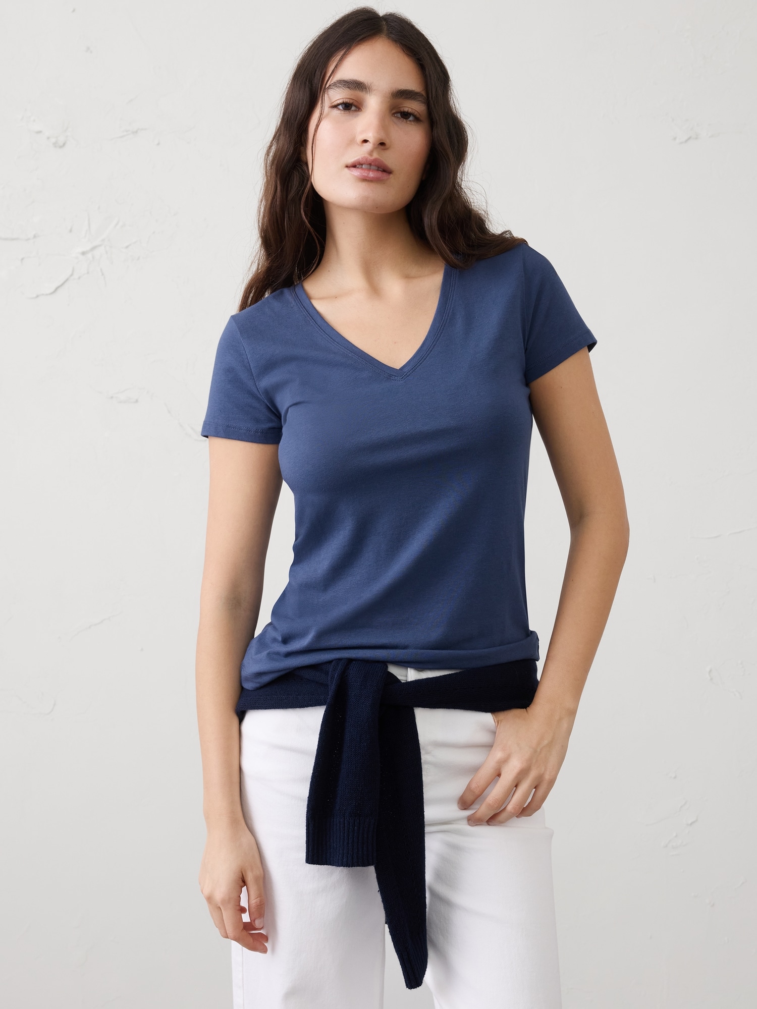 Image number 1 showing, Timeless V-Neck T-Shirt