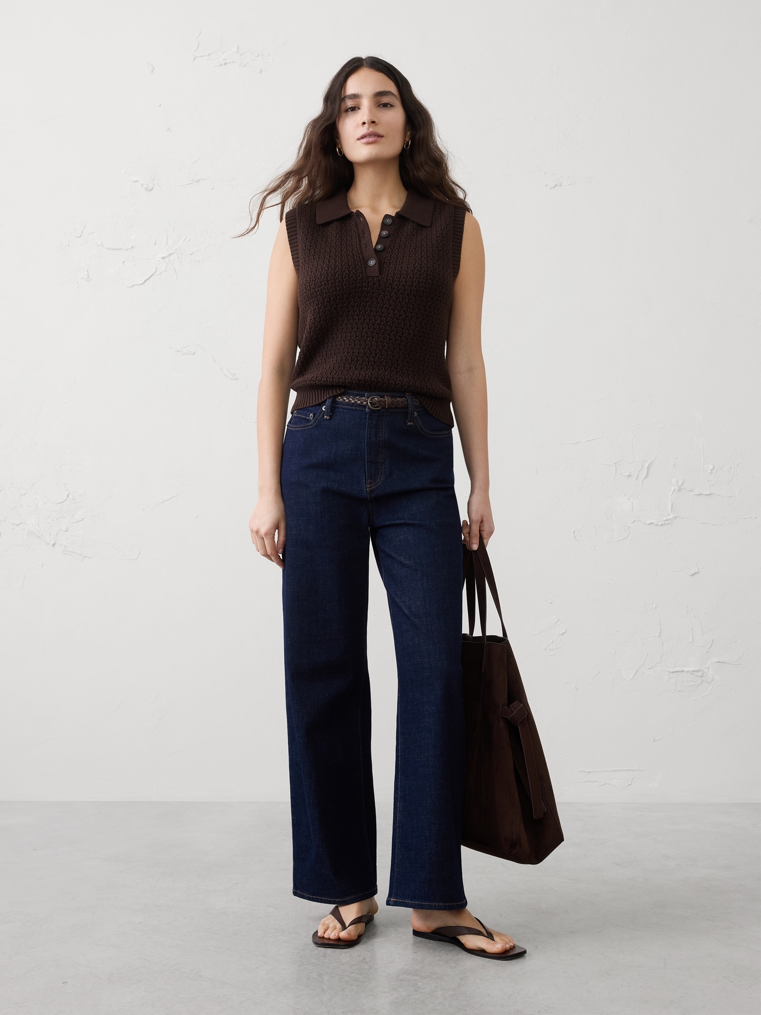 Image number 1 showing, Textured Sweater Polo