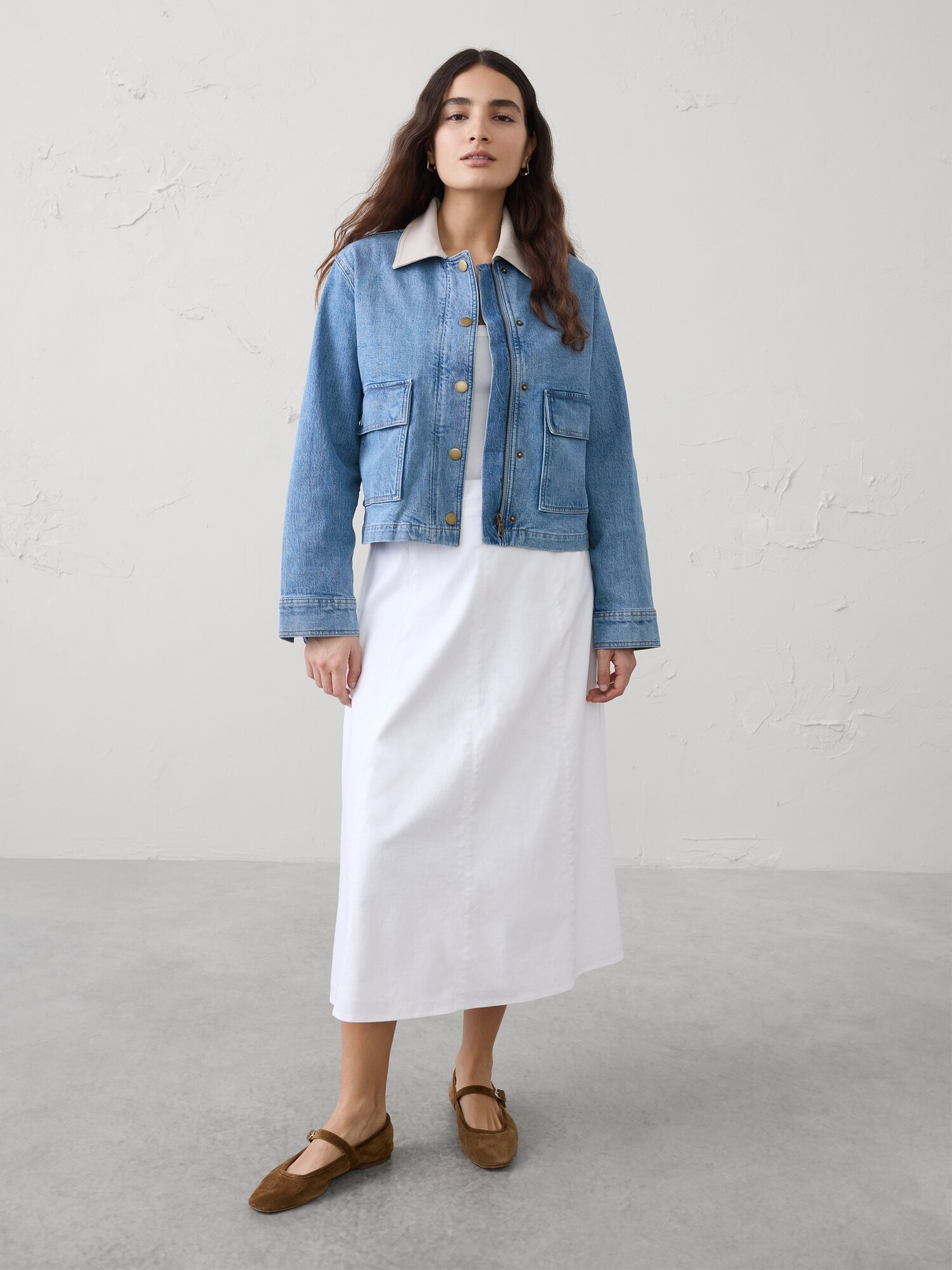 Image number 1 showing, Denim Barn Jacket
