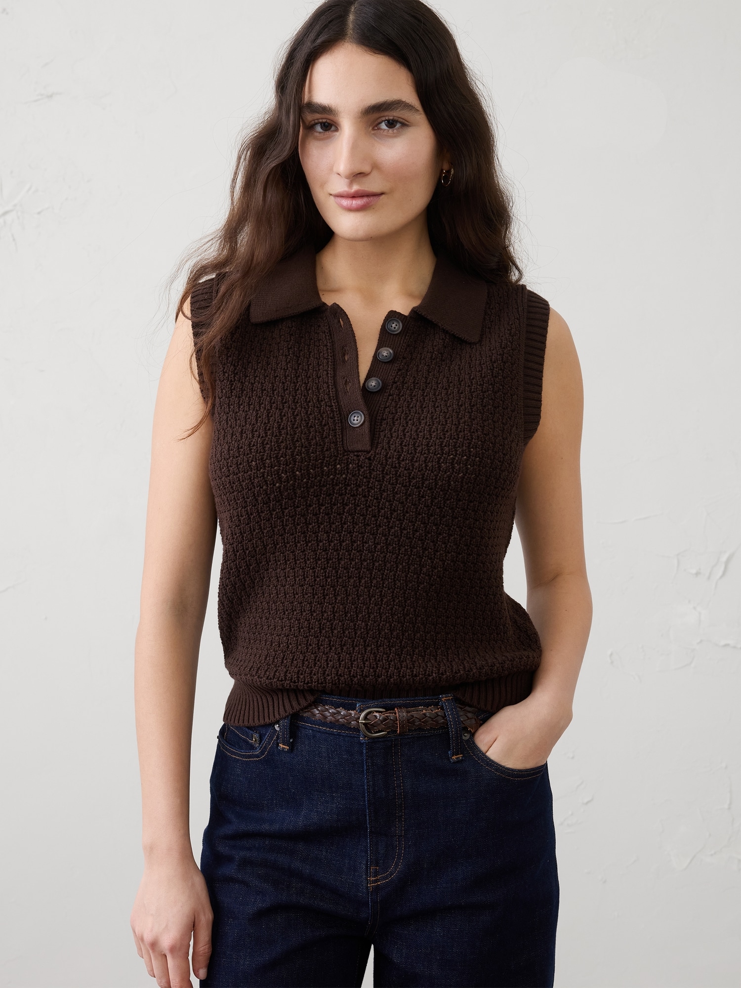 Image number 3 showing, Textured Sweater Polo