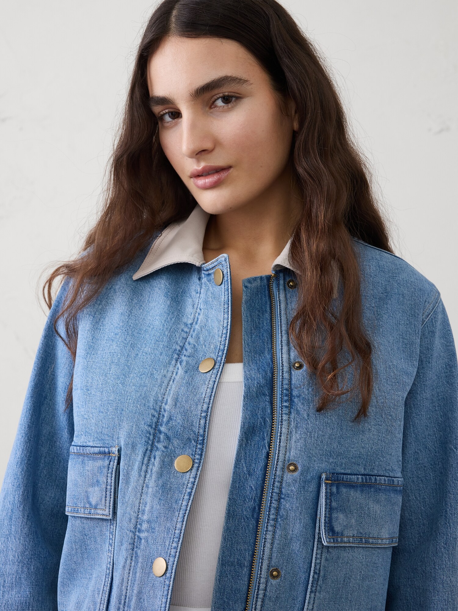 Image number 3 showing, Denim Barn Jacket