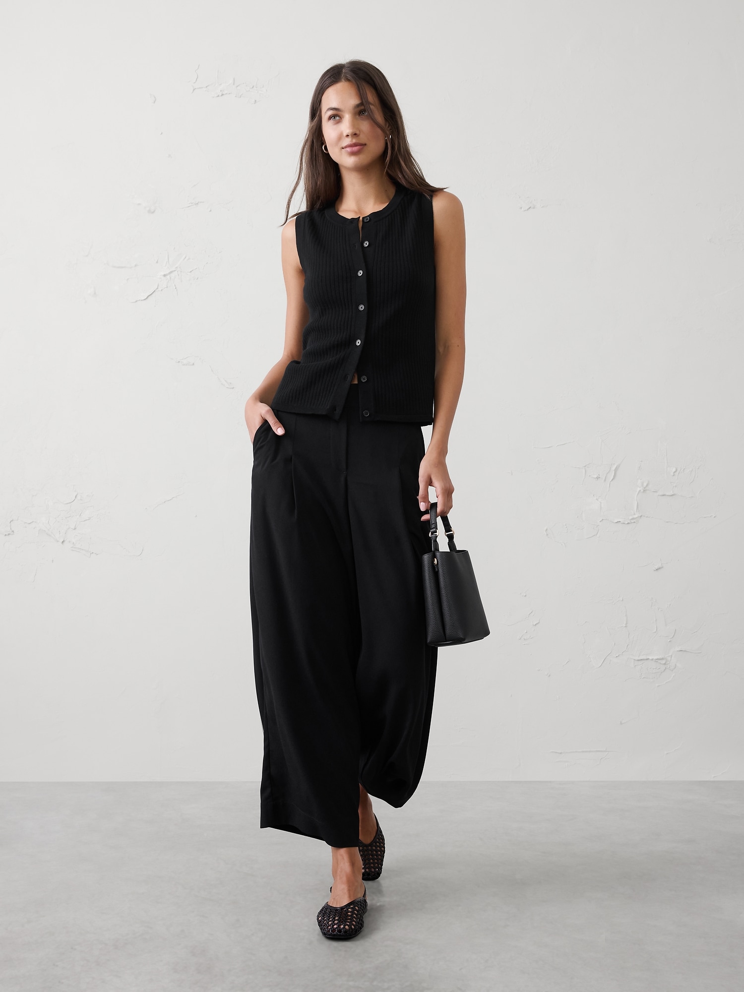 Image number 1 showing, Ribbed Sweater Tank