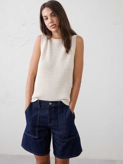 Textured Sweater Shell