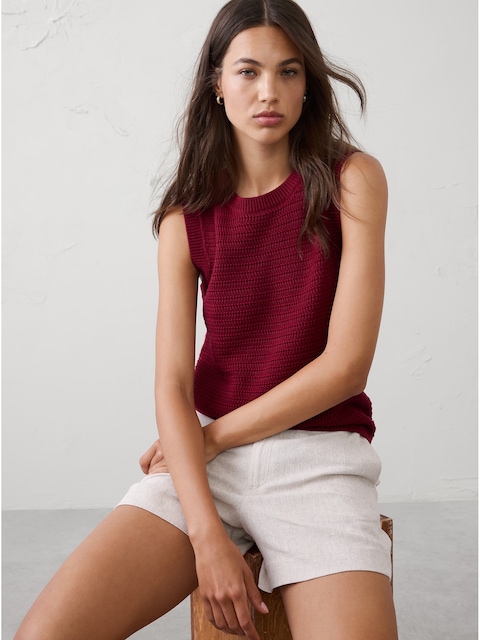 Textured Sweater Shell