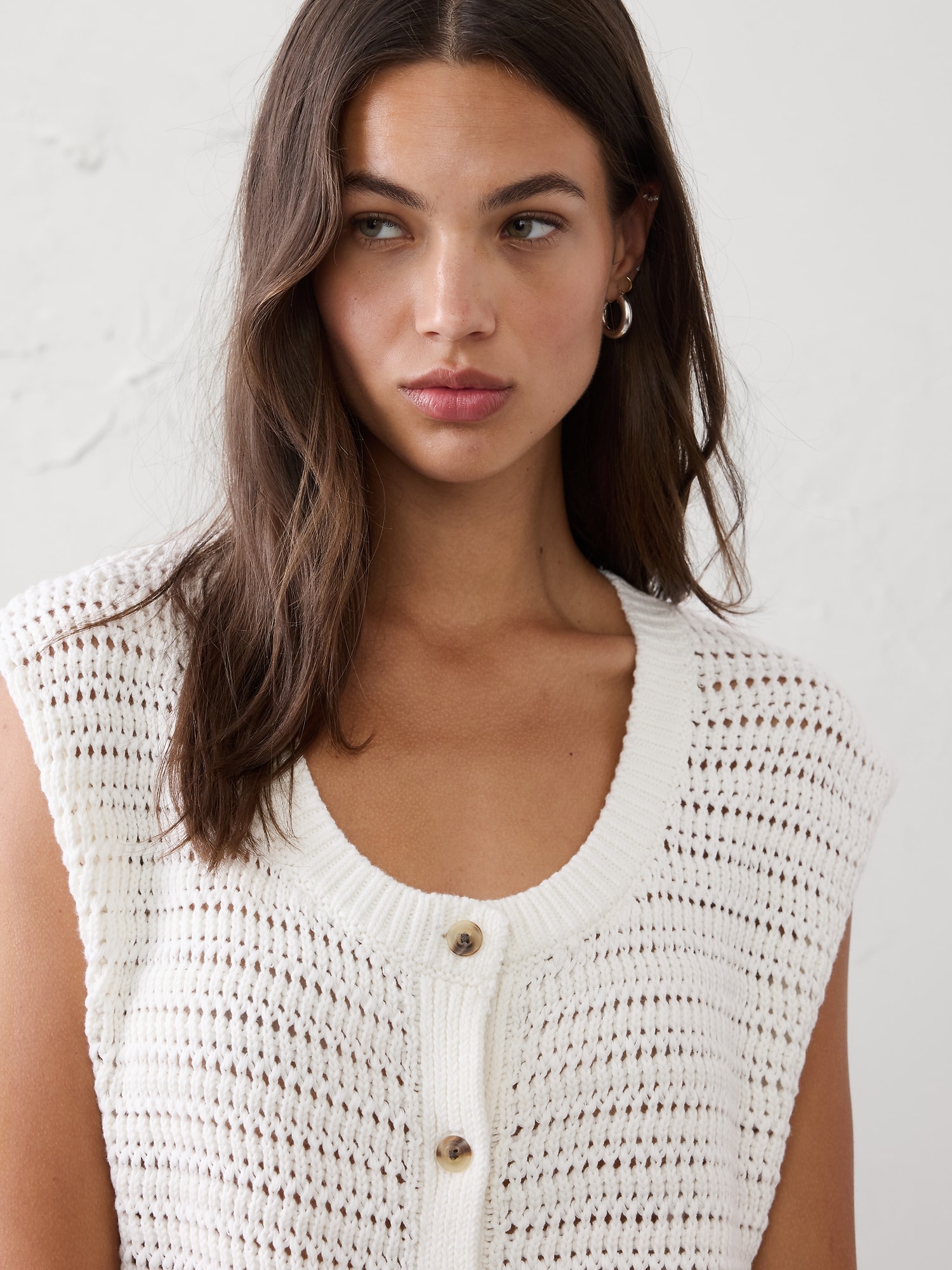 Image number 3 showing, Relaxed Textured Sweater Vest