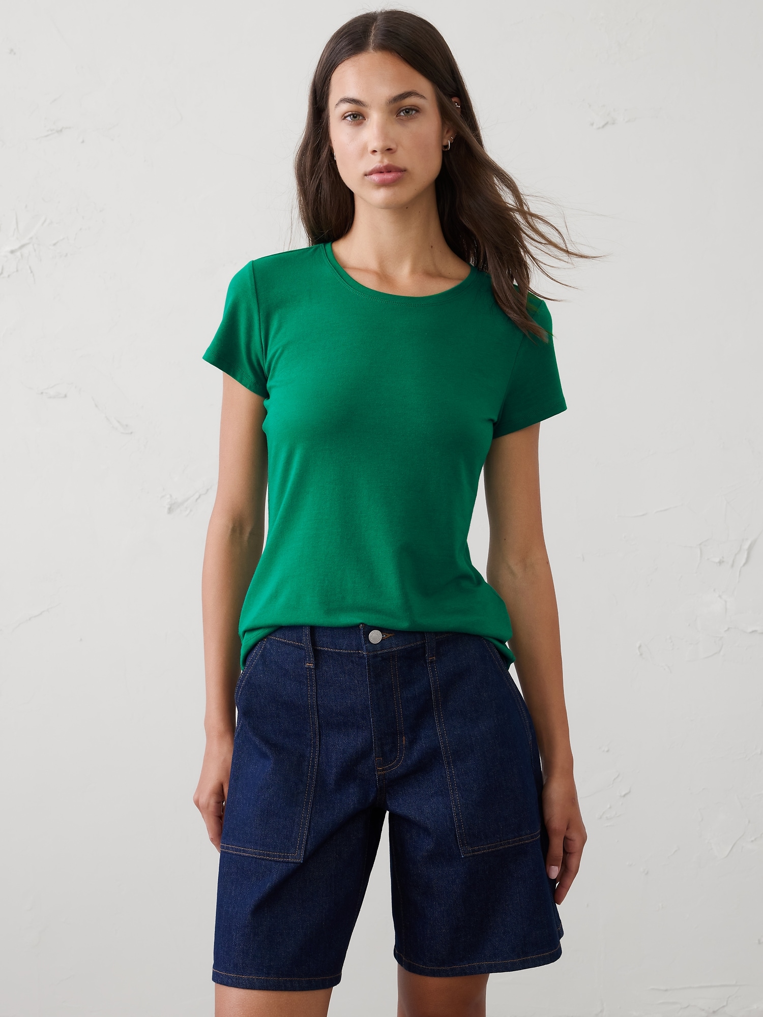 Image number 1 showing, Timeless Crew-Neck T-Shirt
