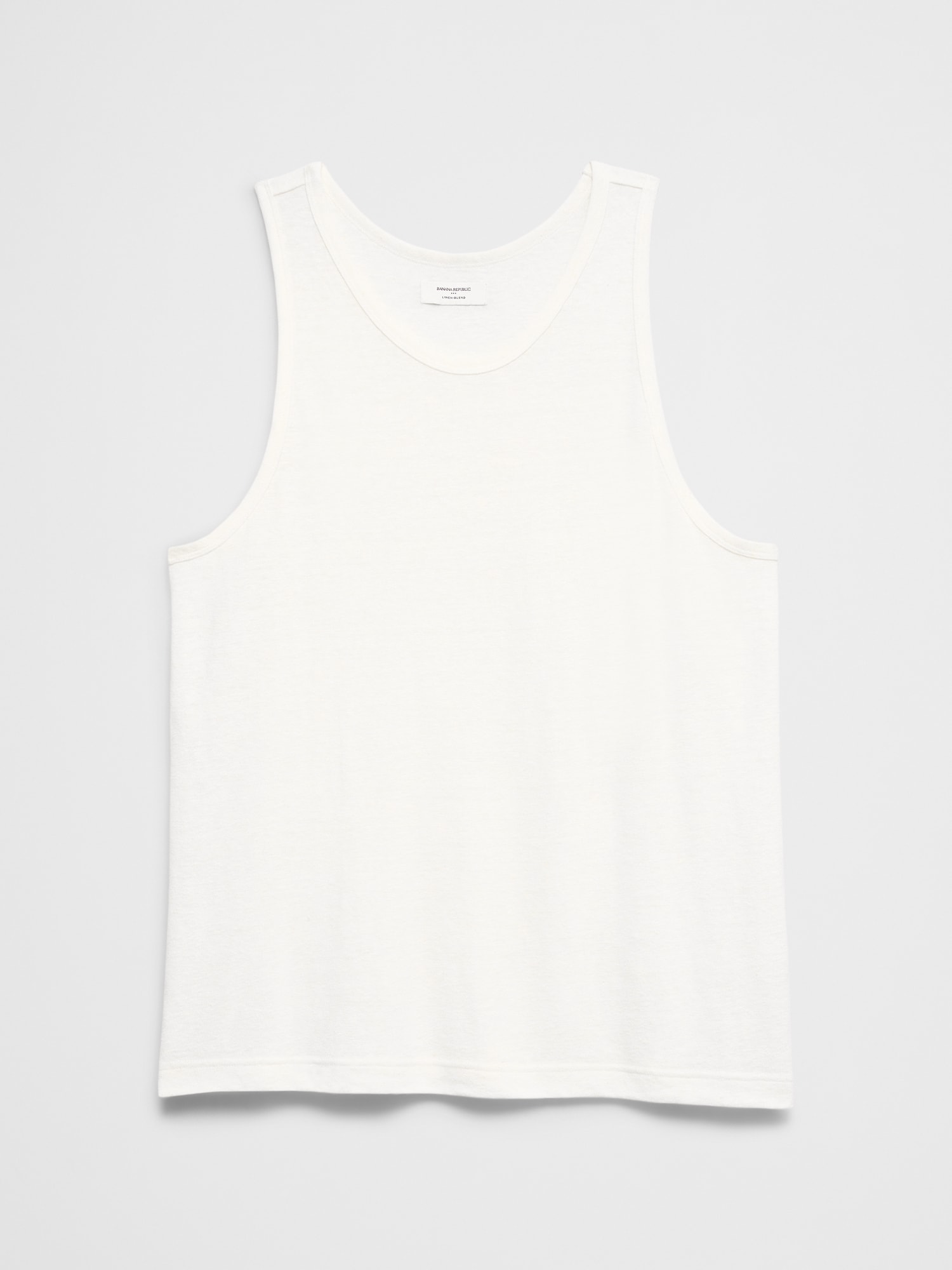 Image number 4 showing, Linen-Blend Tank
