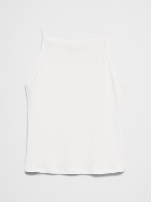 Ribbed High-Neck Top | Banana Republic Factory