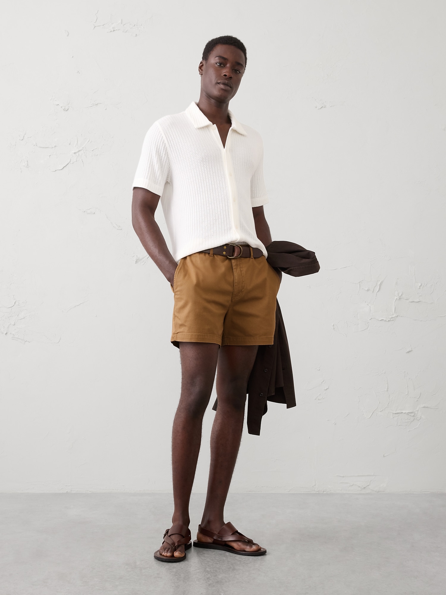Image number 1 showing, Slim-Fit 5" Summerweight Chino Short